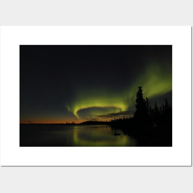 Northern Lights Aurora Borealis Wall Art by Cedrickchildu